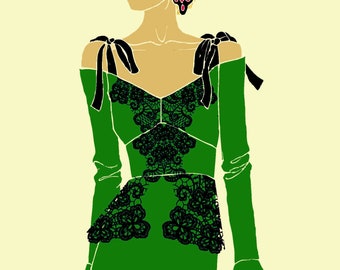 Fashion Illustration - Senorita
