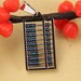 Size Small--Cute Blue Abacus Stainless Steel Pendant