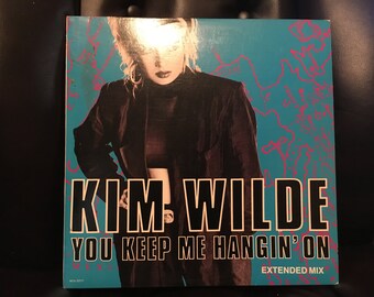 1986 Kim Wilde You Keep Me Hangin' On Vinyl Record Excellent Condition