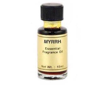 Myrrh Oil -10ml, Essential fragrance oil, Scent magick, Candle dressing, Annointing oil, Aromatherapy, Spiritual awareness, Spicy aroma
