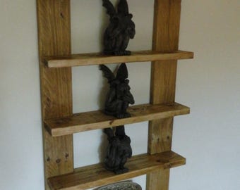 Handmade Rustic 5 tier Industrial Shelf Unit made from Recycled Pallet Wood