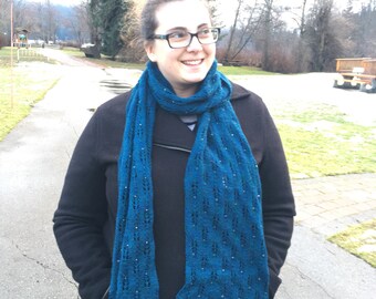 Seaglass Handknit Scarf