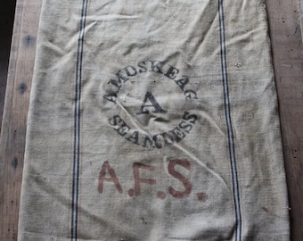 Amoskeag Seamless canvas seed sack