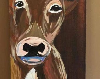Cow Canvas Painting