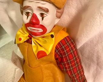 Heritage Ceramic Clown figure (music box)