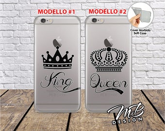 Case cover Case Soft couple Best friends Queen King