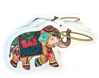 Elephant Hooper Vinyl Sticker
