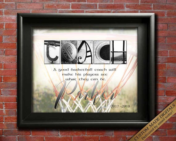 Basketball Coach Gift - Personalized