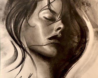 Sweaty Chick- Original Artwork