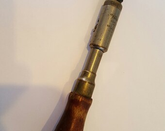 Antique 1908 "Yankee" No 131 spiral screwdriver, North Bros. Mfg. Co. Philadelphia PA