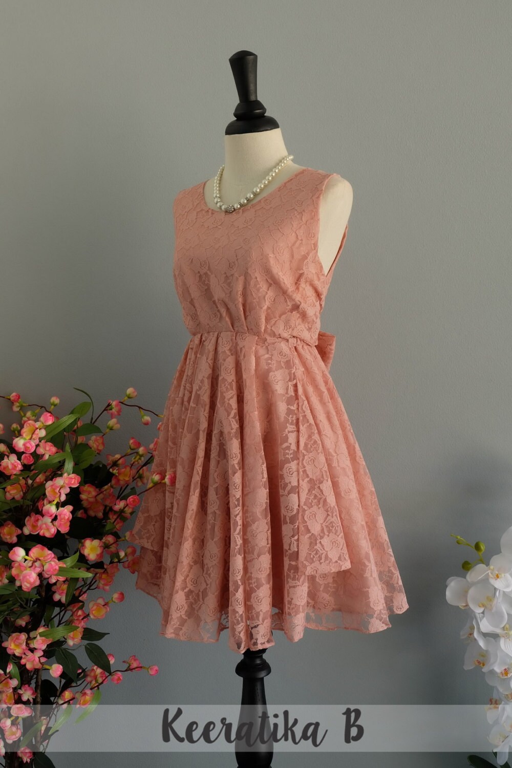 nude pink gown