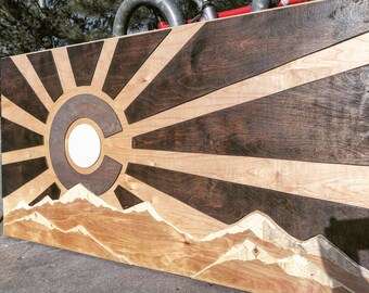 Colorado Sun Rays Flag- FREE SHIPPING