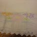 Vintage Pillowcase with water lilies