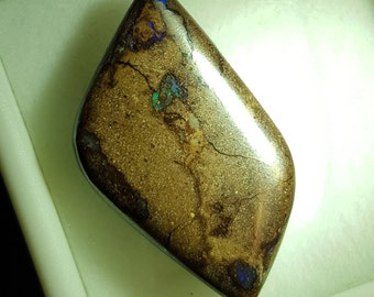 13.12 Carat Australian Boulder Opal Freeform Cut Loose Cabochon