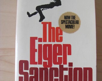 Vintage Paperback Book The Eiger Sanction Trevanian Fiction Novel 1970s Avon 15404 First Edition Action Adventure Suspense Cliffhanger