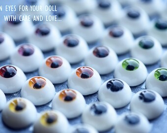 Made to ORDER - Handmade Resin BJD eyes | 12mm - 18mm