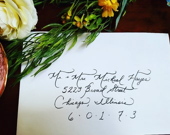 Wedding and Special Occasion Calligraphy