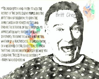 8x9.5 Original | Robin Williams