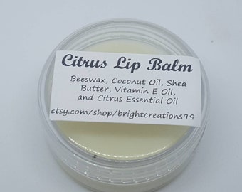 Essential Oil Citrus Lip Balm