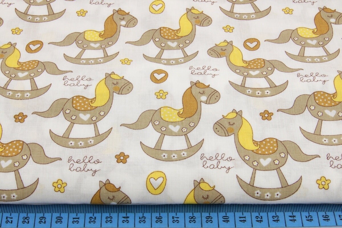 Rocking horse fabric horse fabric animal fabric children