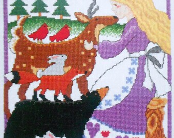 Cross Stitch Pattern | Polly Carbonari A PRINCESS And Her SUBJECTS - Counted Cross Stitch Pattern Chart - fam