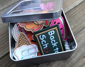 Planner Clips Set, All Year, 12 Months Paper Clips, Monthly Bookmarks, Planner Accessories, Planner Supplies