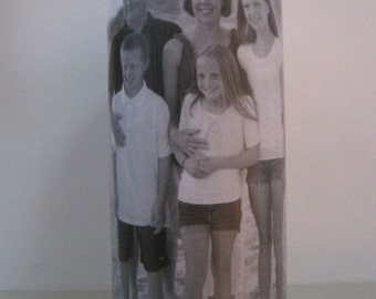 Custom Photo Candle Holder - Memory Maker