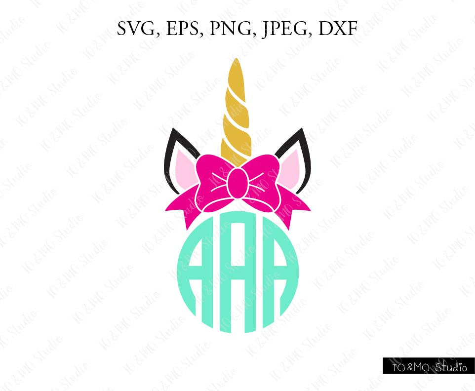 Download Unicorn Monogram SVG Unicorn Svg Unicorn Clip Art Unicorn