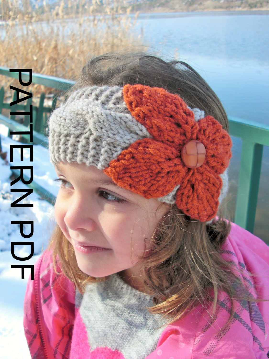 Ear Warmer Headband Knitting PATTERN Instant Download Pattern