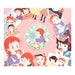 Scrapbook Deco stickers Decals Paper stickers Dairy Planner Korea art stickers - Big Point Anne Character stickers 15 pcs
