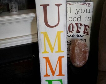 Sweet Summer Time Porch Sign Reversible Distressed Wood Sign Rustic Extra Large Oversized Summer Patio Decor Summertime Primitive Farmhouse