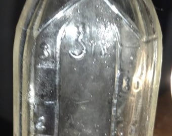 Vintage Knoxall 31v druggist glass bottle