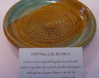 Garlic grater, Garlic scraper. Dipping Bowl, Parmesan grater, bread dipping plate