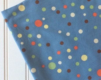 Michael-Miller-Fabric-By-The-Yard-Party-Dots-Blue-Lime-Orange-Cream-Brown-Cotton-Quilting-Fat-Quarters-Sewing-DIY-Projects-Crafts-Supplies