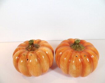 Otagiri Pumpkin Salt & Pepper Shaker Set - Otagiri - Salt And Pepper - Pumpkin - Kitchen - Vintage - Gift For Her - Gift - Ceramic