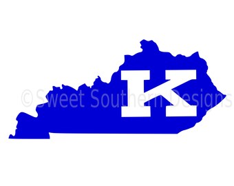 Kentucky K SVG instant download design for cricut or silhouette