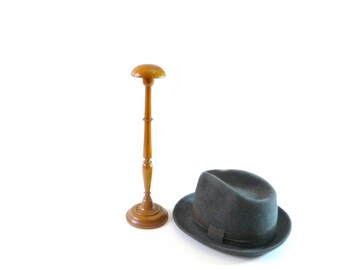 Hat Stand Vintage Antique wooden hat stand Home decor Antique Hat Stand 1930s