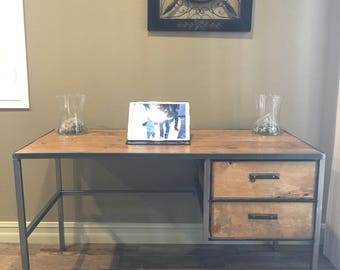 Vintage style Desk, Computer desk, Table, Desk