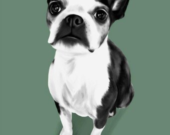 CUSTOM Digital Pet Portrait! YOUR PET!