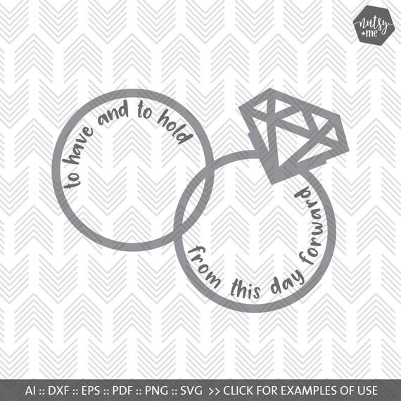 Wedding SVG Love SVG files for Silhouette Wedding Vow
