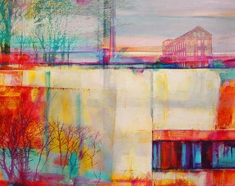 Ascent To Old Town Mill. (Limited Edition Archival Print Size 1)