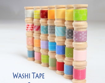 The ULTIMATE 100 ROLL Selection- Washi Tape by The Foot- See photo 2 and 3 for patterns
