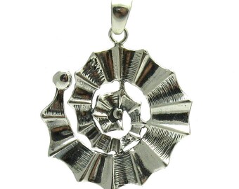 PE000963 Sterling silver pendant 925 Spiral
