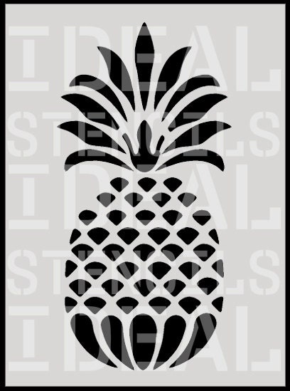 Ananas-Schablone grosse Wand Schablone Wohnkultur Schablone