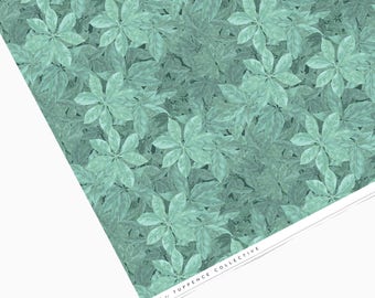 Green Botanical Leaf Wrapping Paper