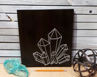Faceted Crystal String Art Tablet
