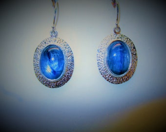 Kyanite Earrings sterling silver