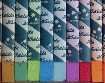 Pastel Chalk Set Neocolor, fine art pastels, drawing pastels, coloring chalks, art making, vintage style, artist quality, Drei Sterne