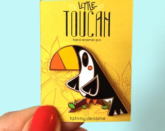 Cute Enamel Pin Toucan