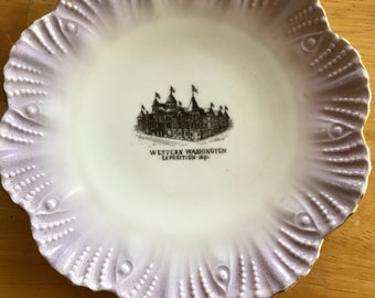 Western Washington exposition 1891 plate